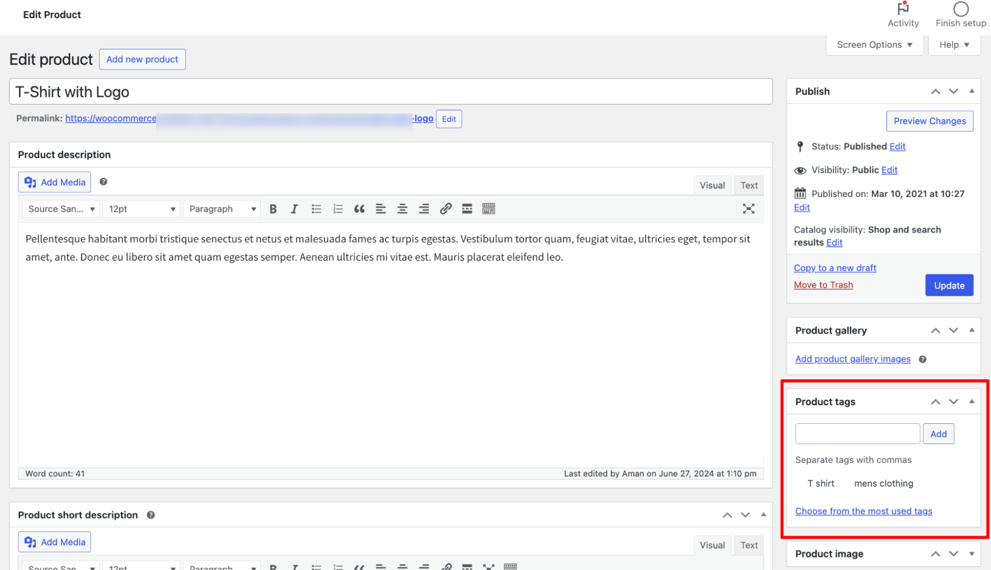 add tags to products