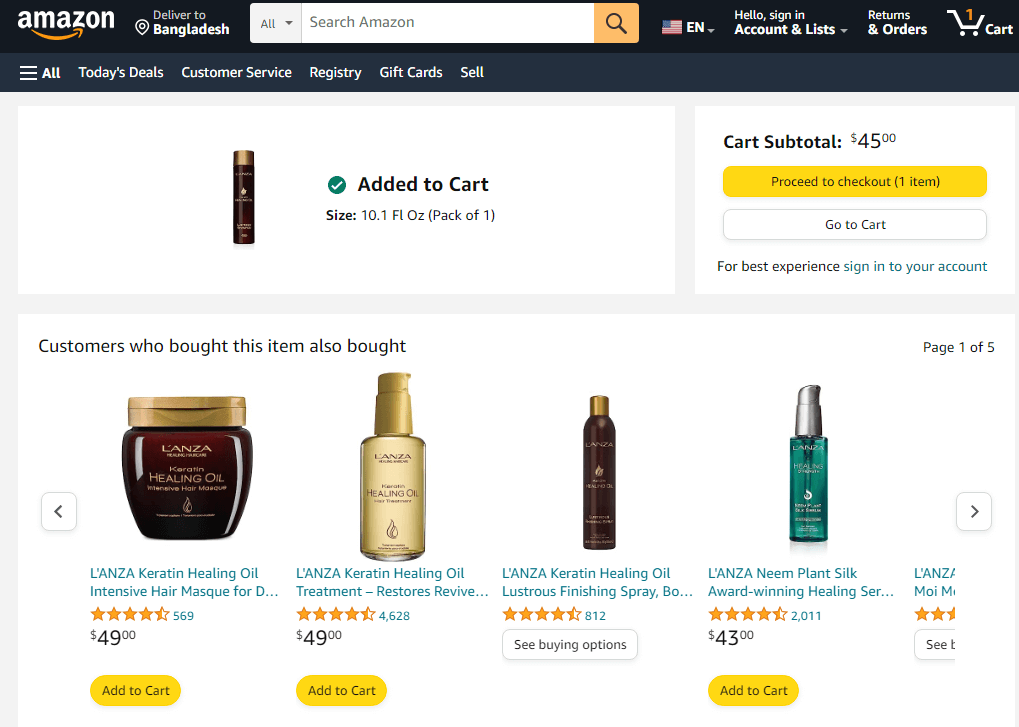 frequently bought together upselling techniques