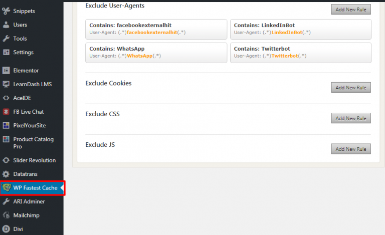 WP Fastest Cache - FunnelKit