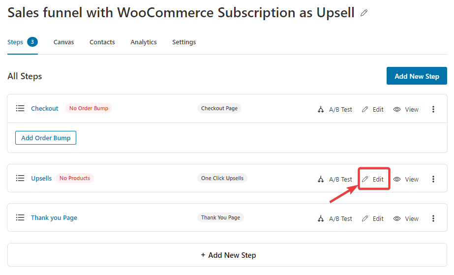 edit upsell template to offer WooCommerce subscroptions