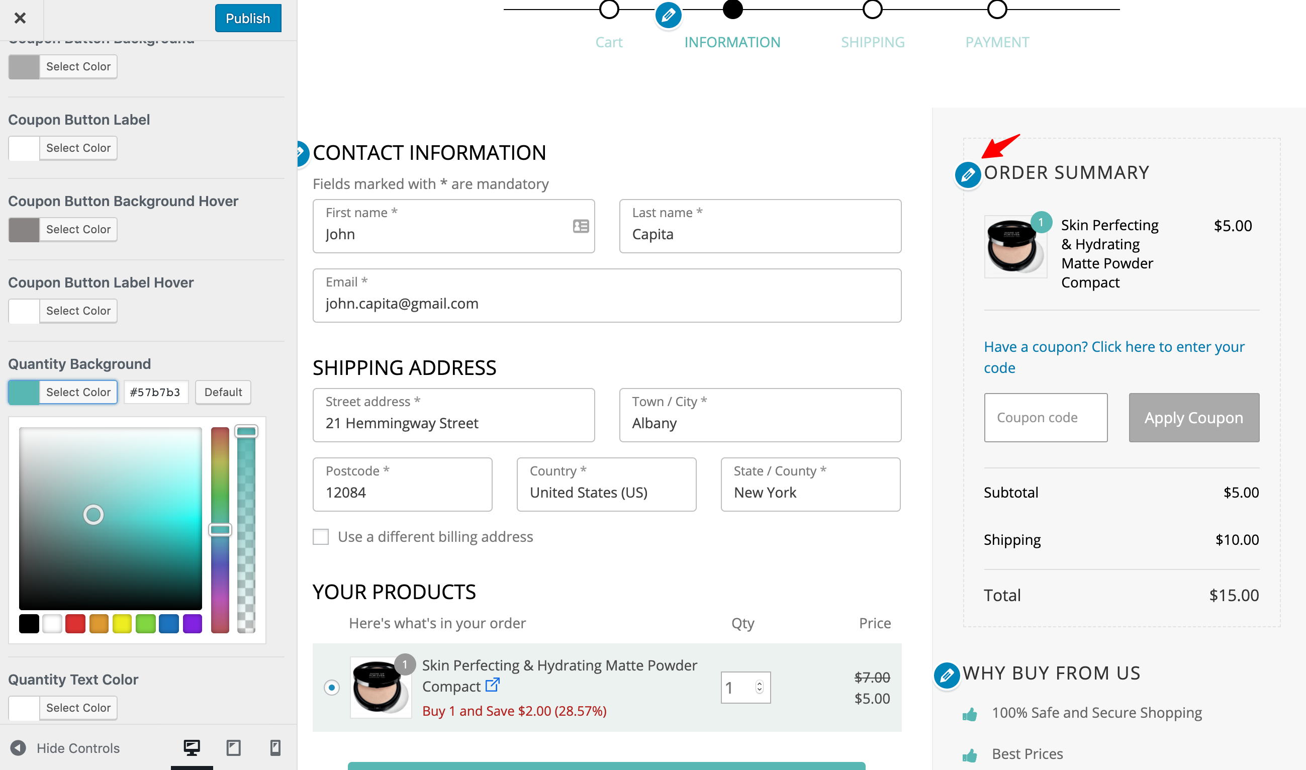 customize woocommerce checkout page