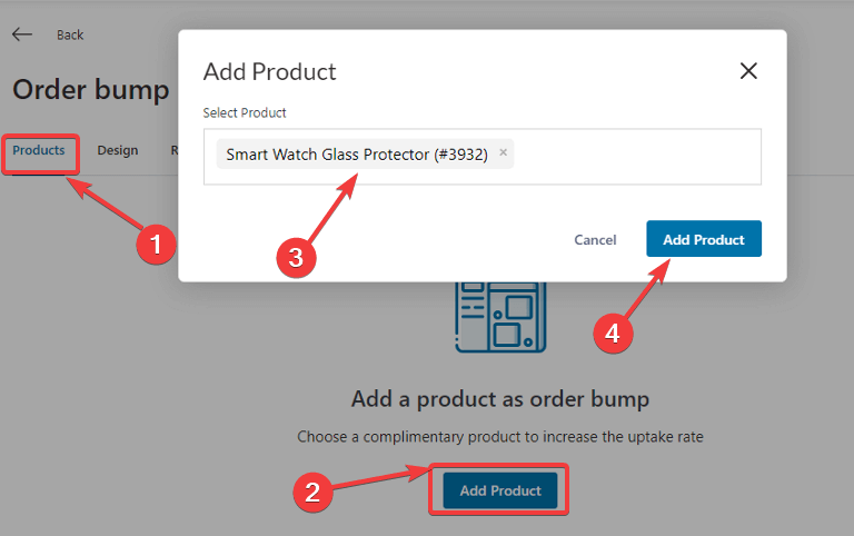 add order bump product