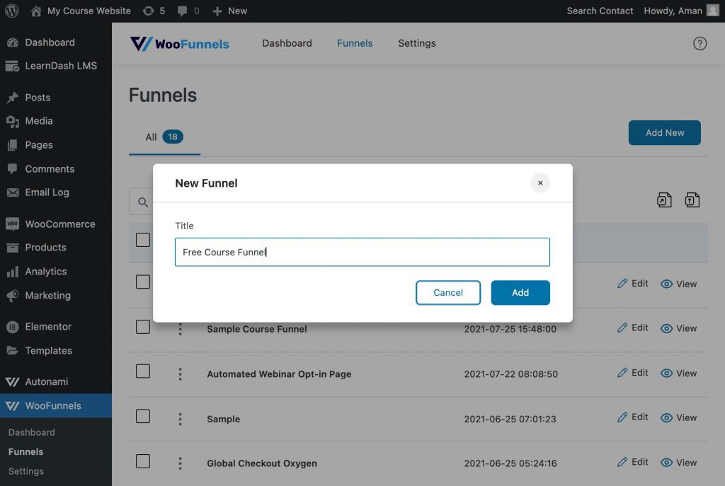 Learndash Tutorial How To Create A Free Course Funnel And Get Leads 3160