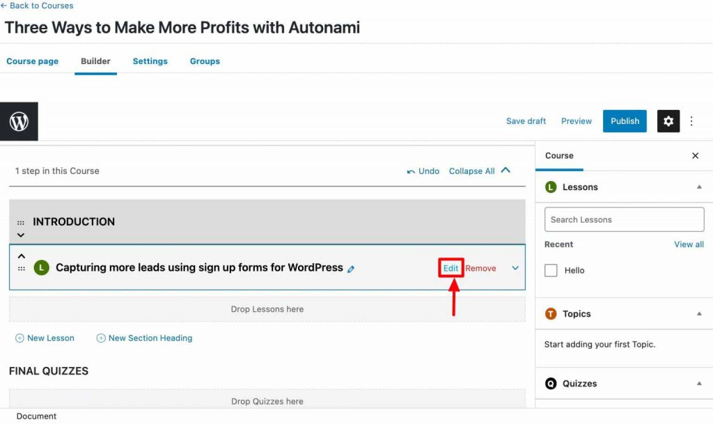 Learndash Tutorial How To Create A Free Course Funnel And Get Leads 6702