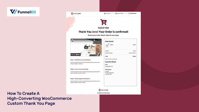 How To Create A High-Converting WooCommerce Custom Thank You Page
