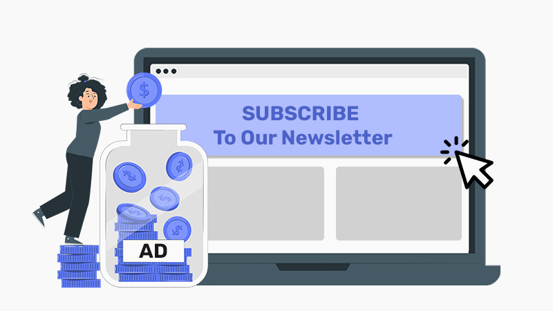 You can run paid ads on your newsletter landing page