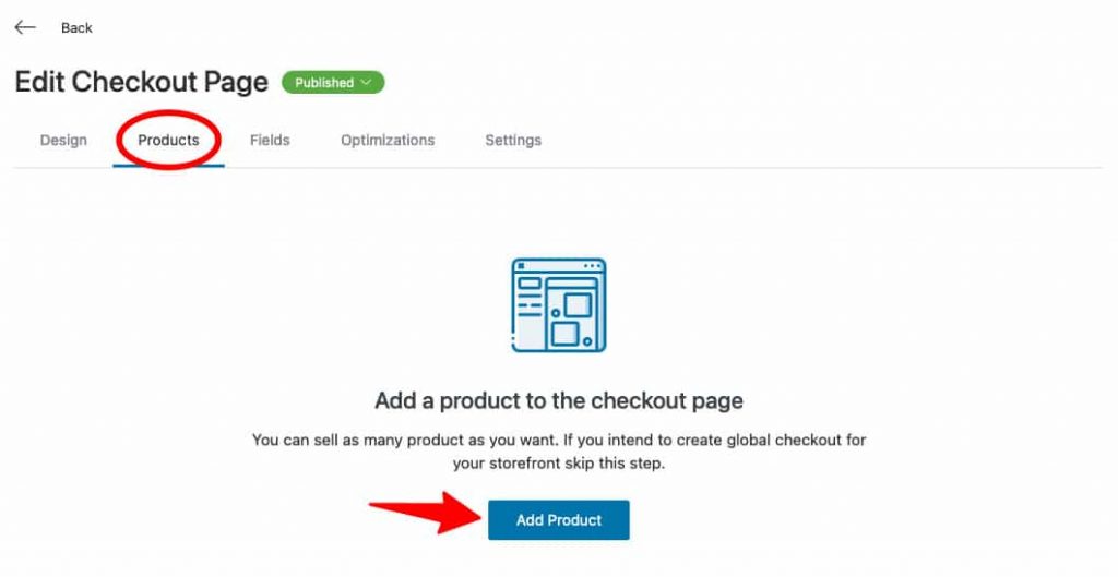 Add products to your checkout