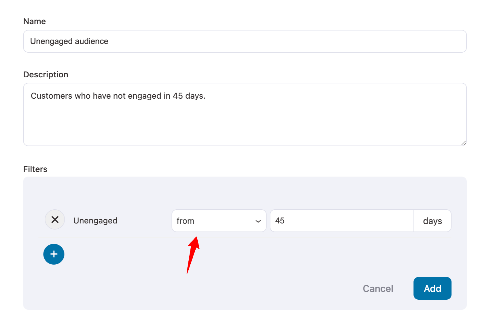 adding unengaged days
