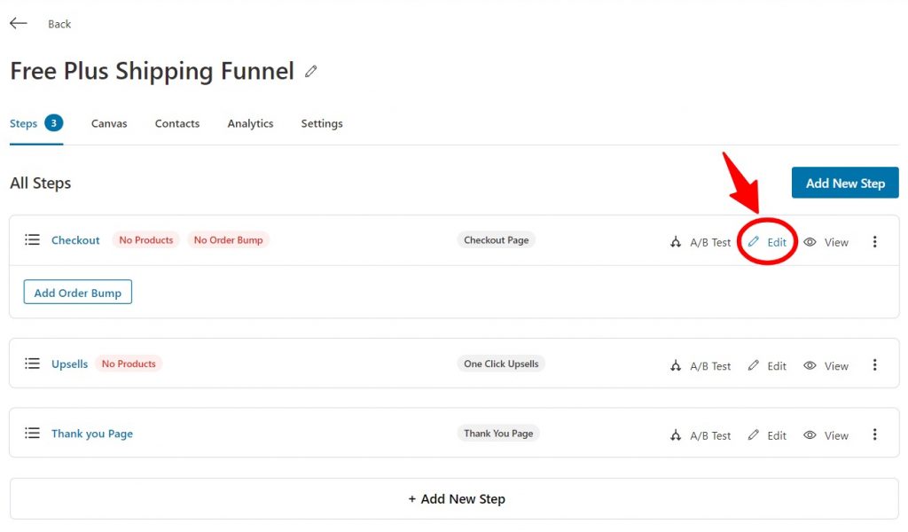 Start customizing the checkout page in your free plus shipping funnel