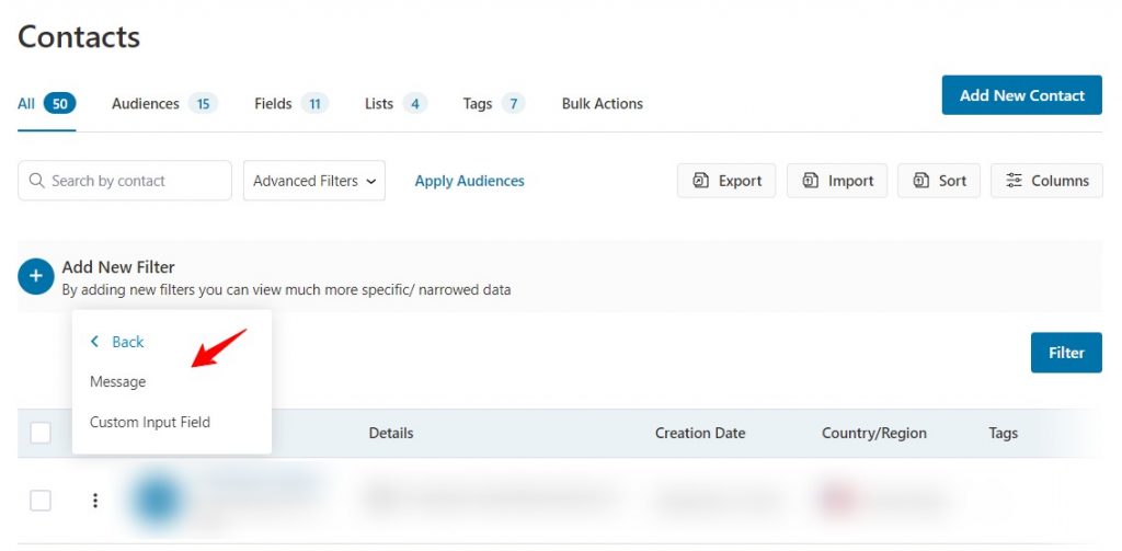 Filter contacts by Custom Field in FunnelKit Automations