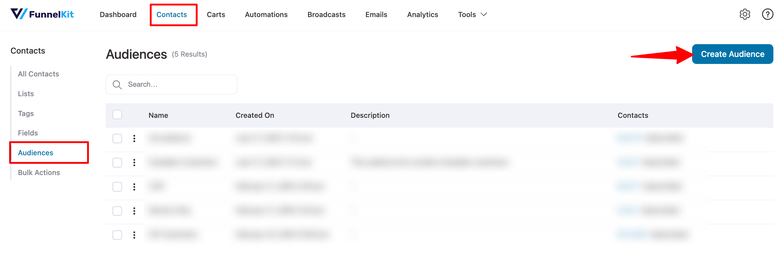 creating new audience segments - female audience segment
