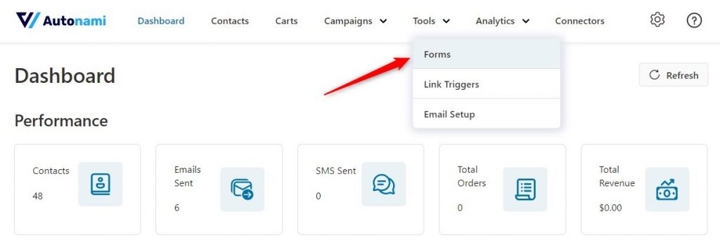 form integration with FunnelKit Automations