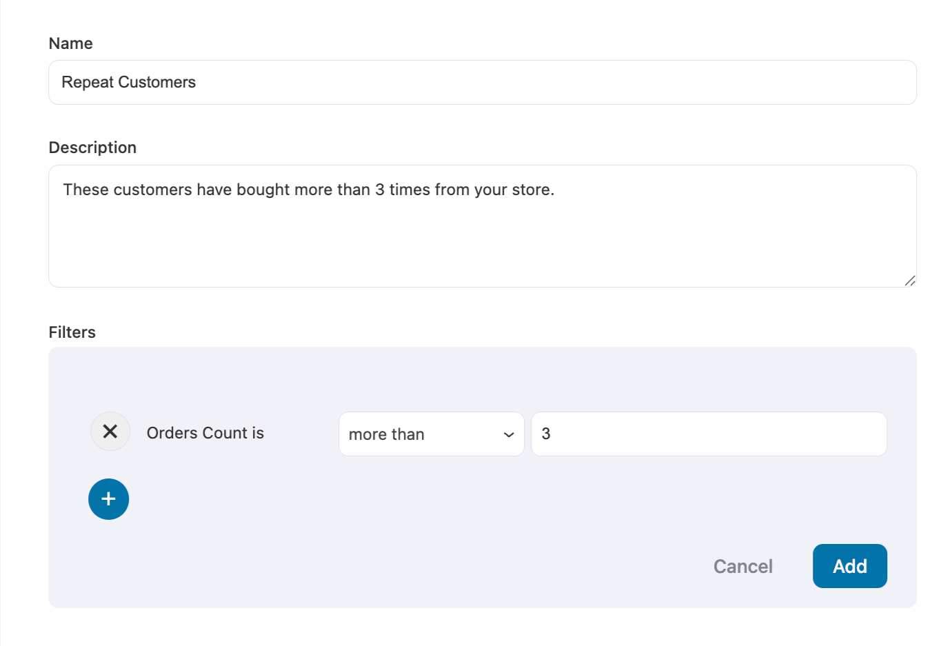 narrowing down the segment
