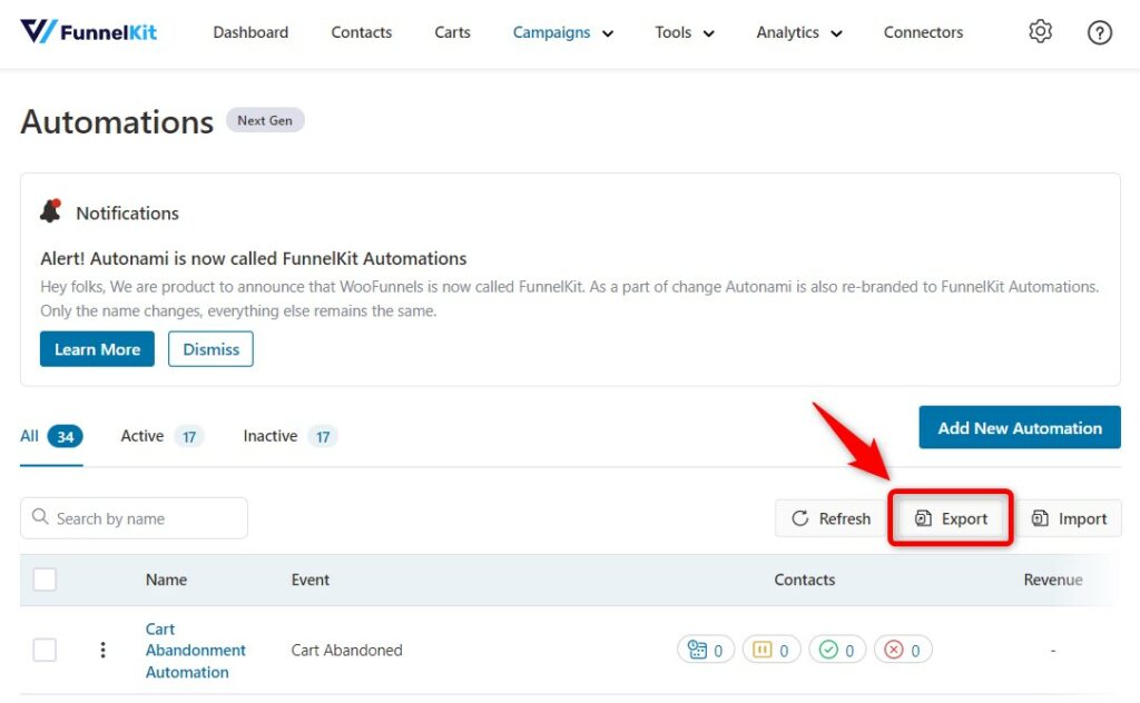 Handl UTM Grabber / Tracker - FunnelKit Automations