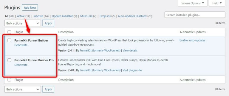 Funnel Builder Installation - FunnelKit