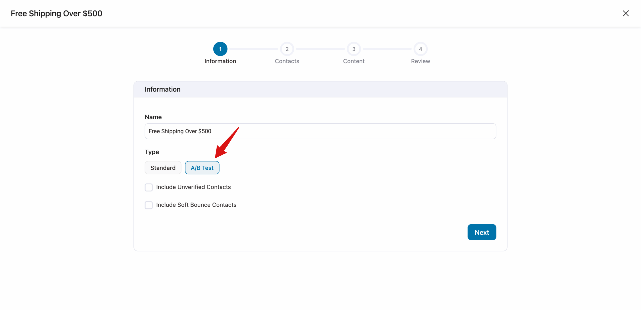 ab test WordPress bulk sms