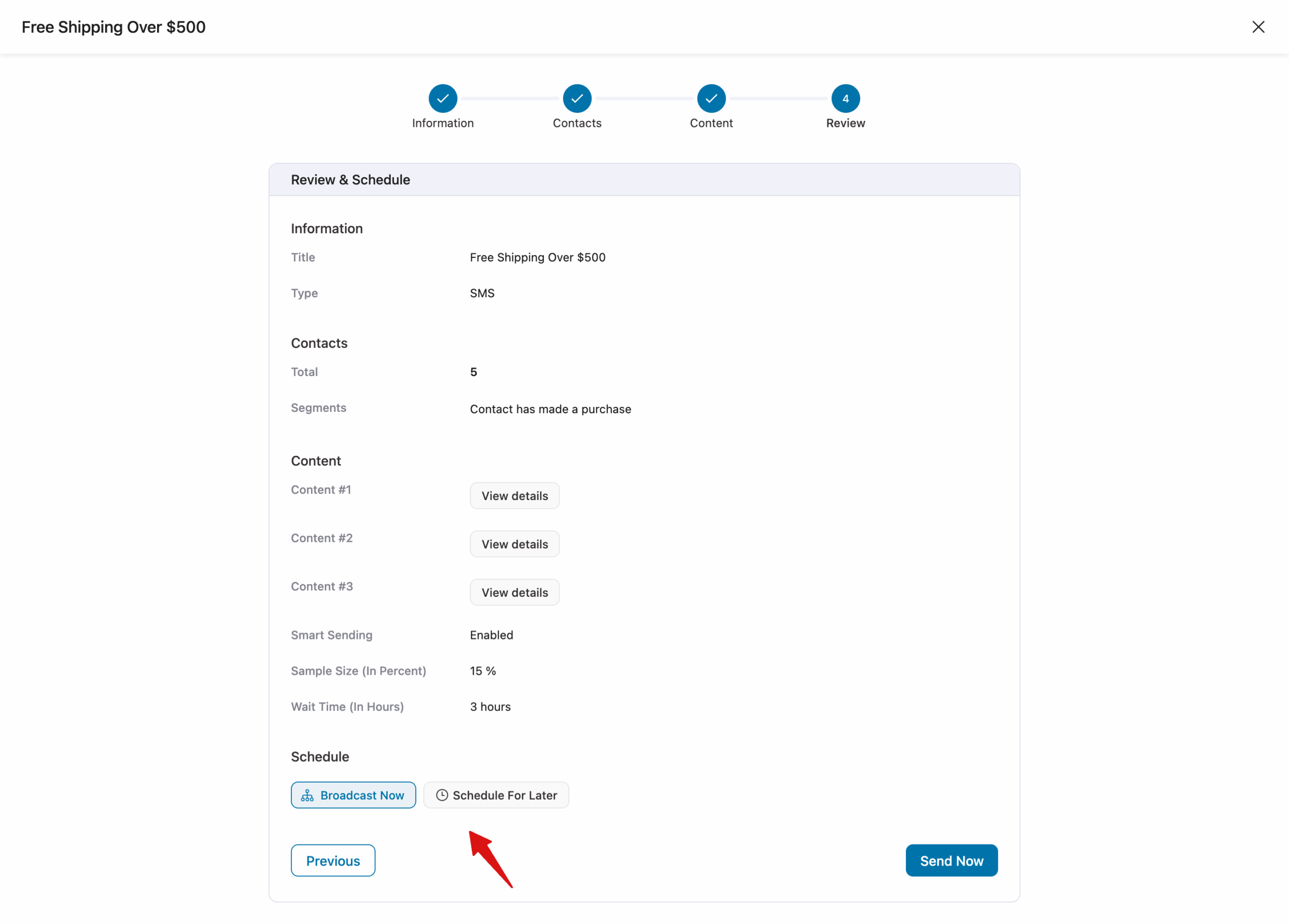send WordPress bulk SMs with multiple variants for ab testing