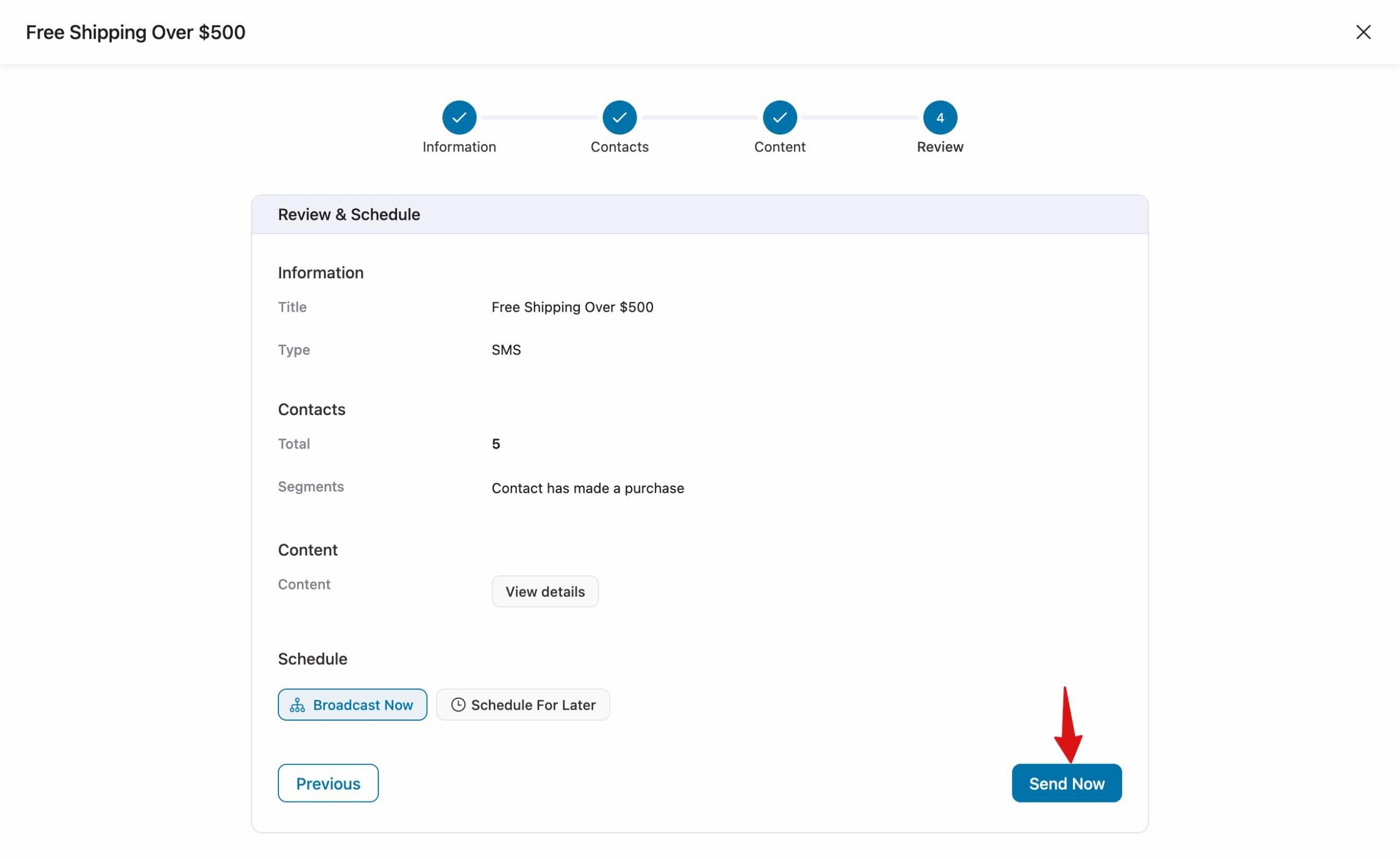 send woocommerce bulk sms now