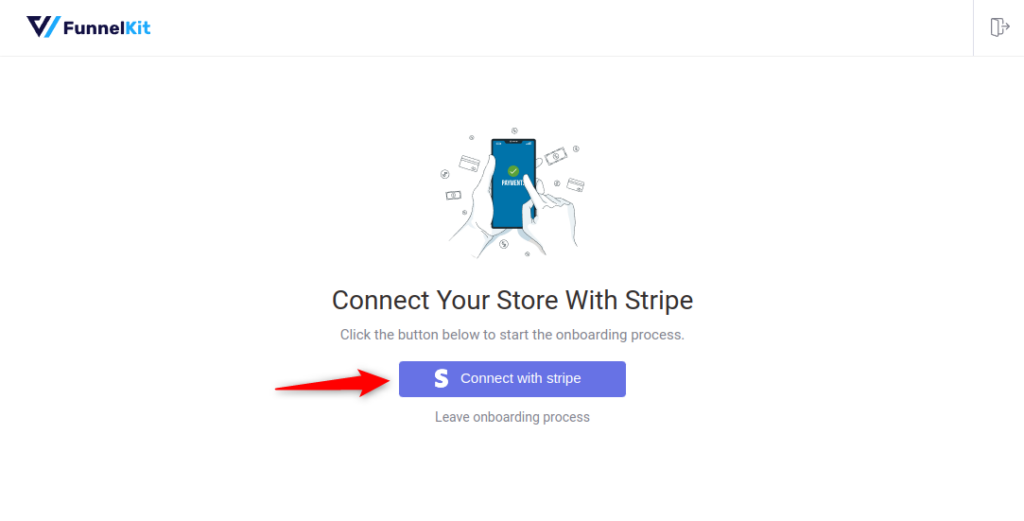 Click Connect with Stripe