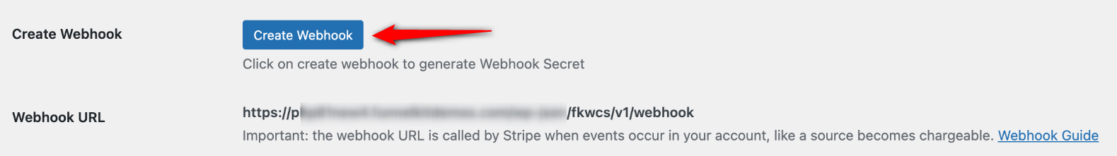 create webhook