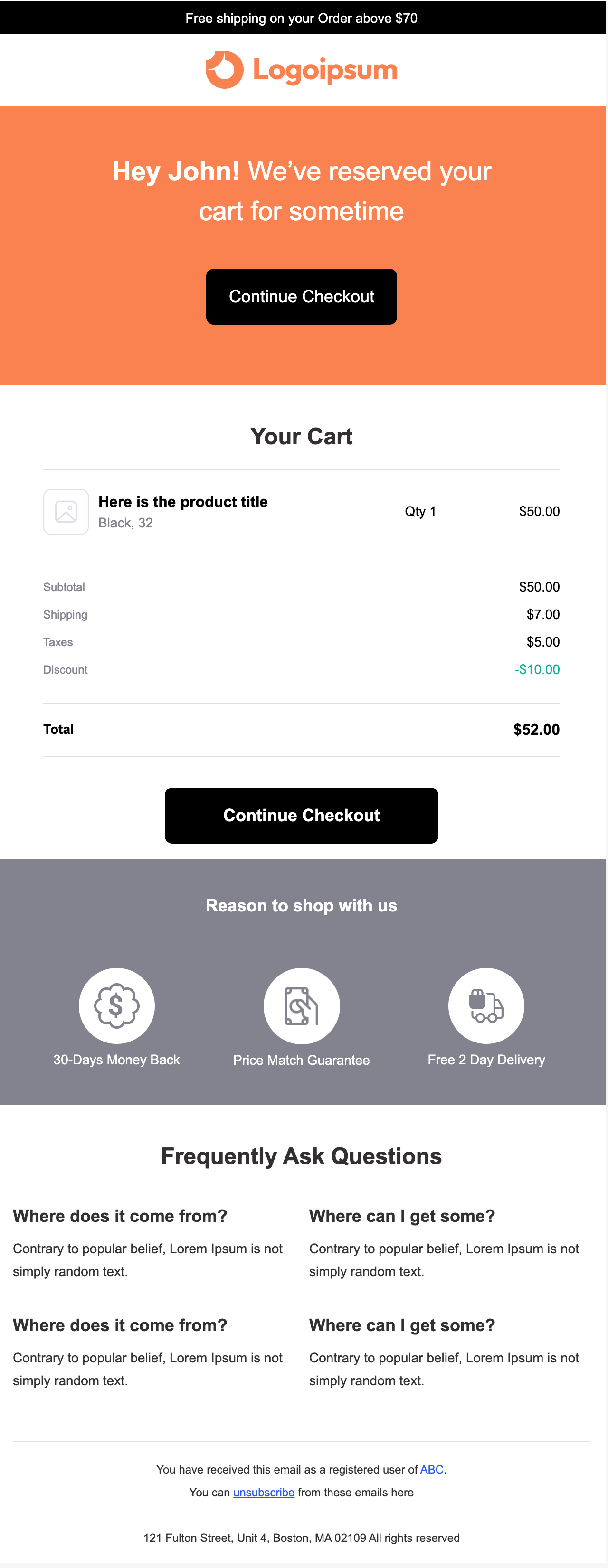WooCommerce follow up email , abandoend cart email