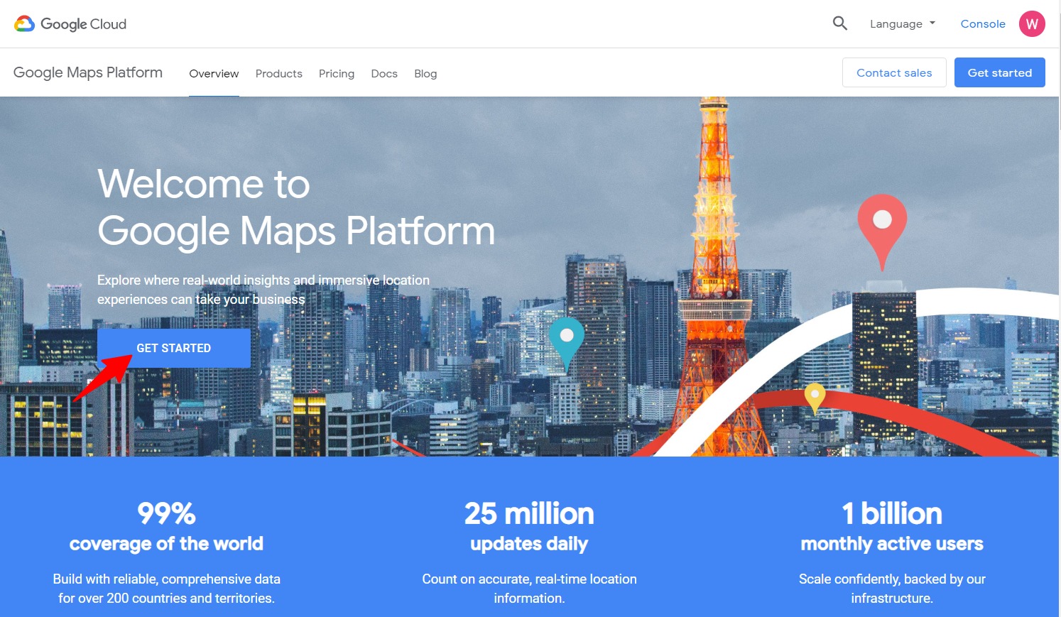 start with Google maps platform to add Google address autocomplete for WooCommerce 