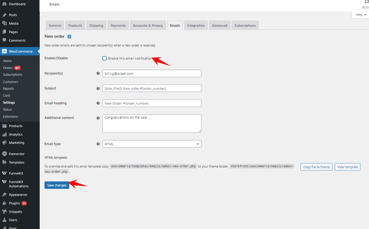 How to Send Custom Order Confirmation Email
