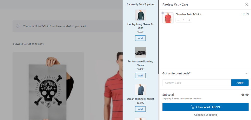 cart upsell for woocommerce
preview