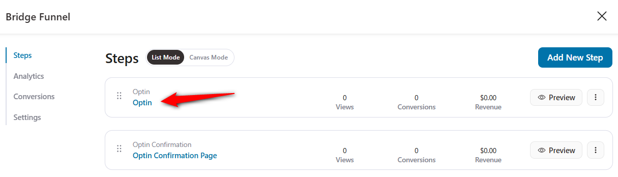 Edit your opt-in page