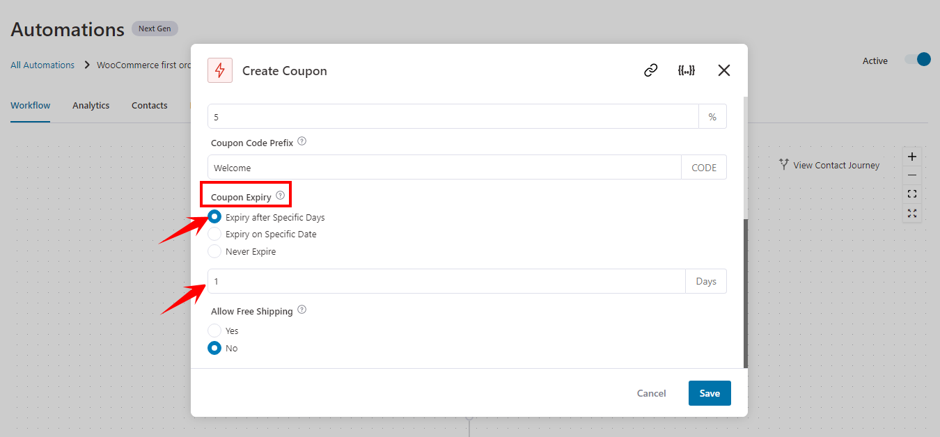set time limit to create urgency