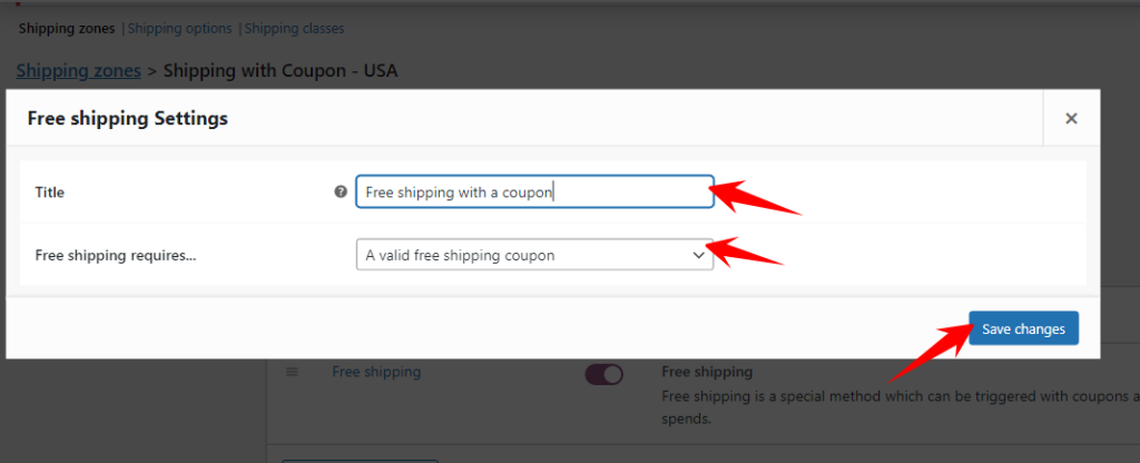 coupon free shipping name and type how to Set Up Free Shipping Coupon in WooCommerce?