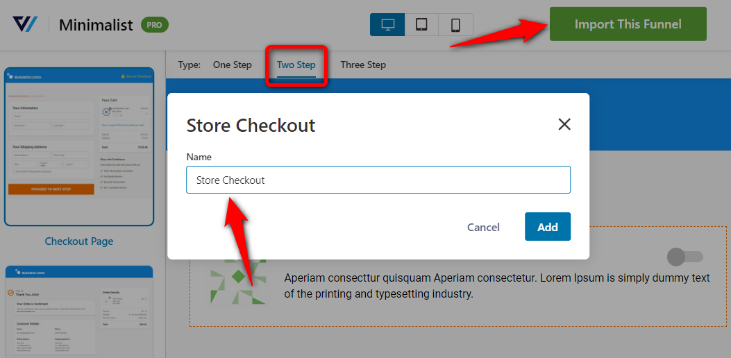 Name your store checkout - WooCommerce checkout elementor 