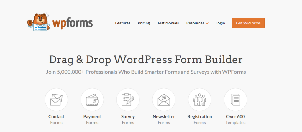 wpforms - Best Stripe Payment Plugins for WordPress 