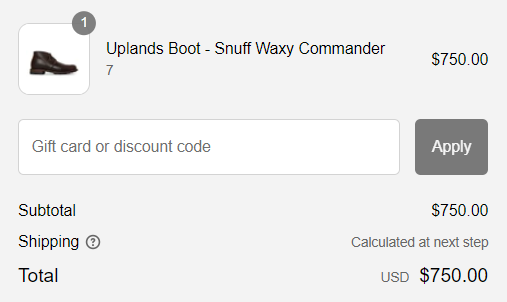WooCommerce Shopify checkout: Order total with break-down of all costs