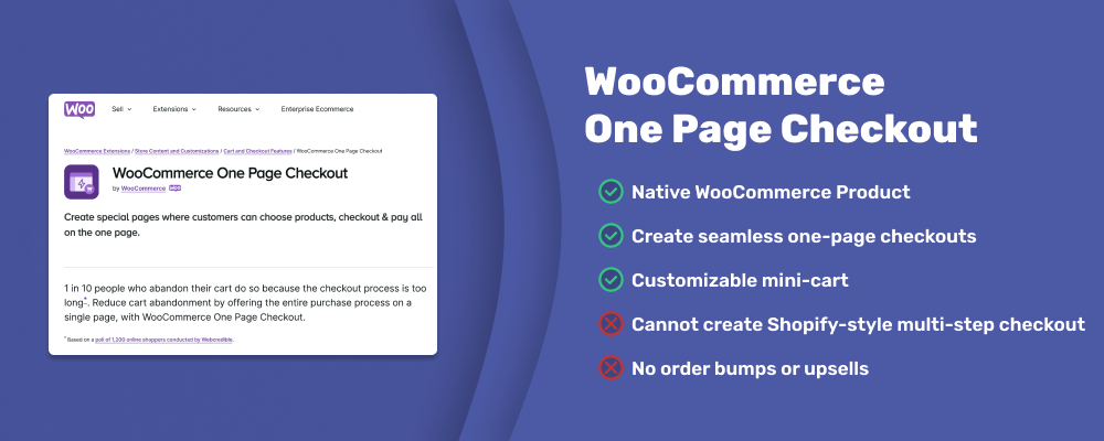 woocommerce one page checkout 