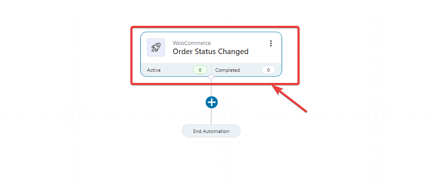 click on order status changed