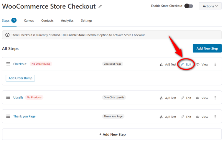 Edit your store checkout to start customizing it