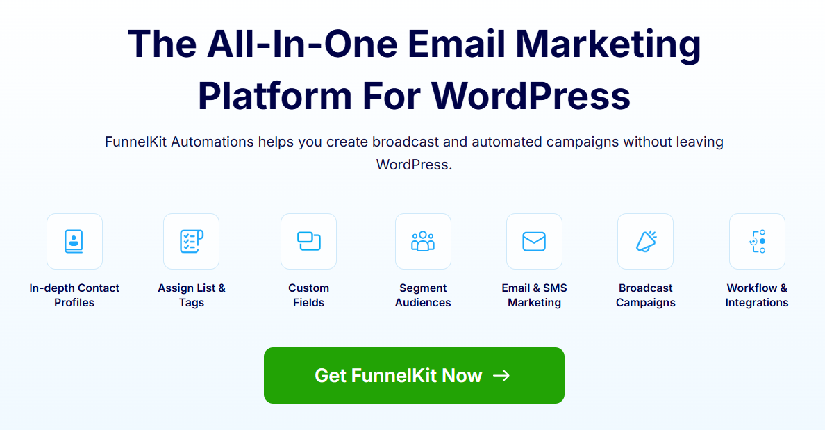 FunnelKit Automations - the best WordPress CRM designed