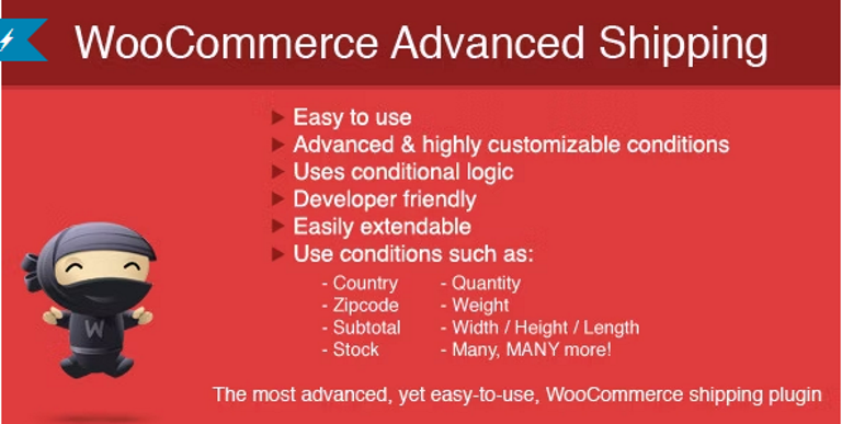 WooCommerce advanced shipping best shipping plugin for WooCOmmerce