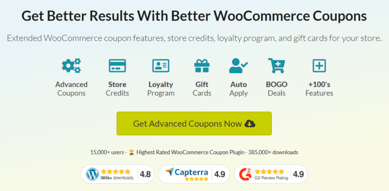 Advanced Coupons - WooCommerce cart discount plugin 