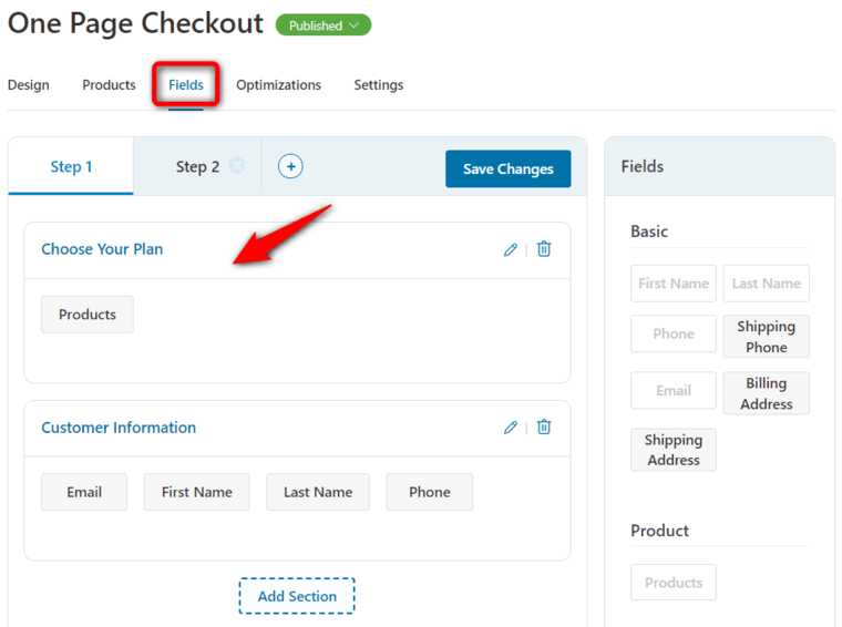 Edit your WooCommerce one page checkout form