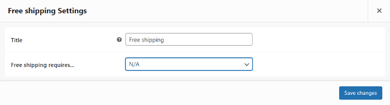 WooCommerce free shipping no condition