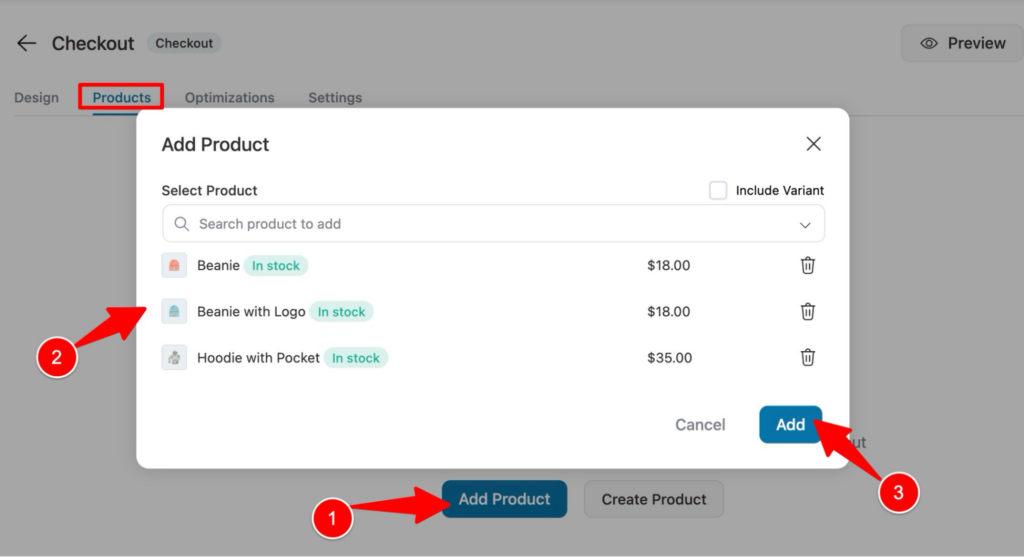 add multiple products to checkout for add to cart link