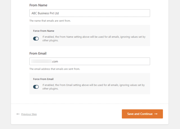 Configure the from name and from email to solve the woocommerce not sending emails problem