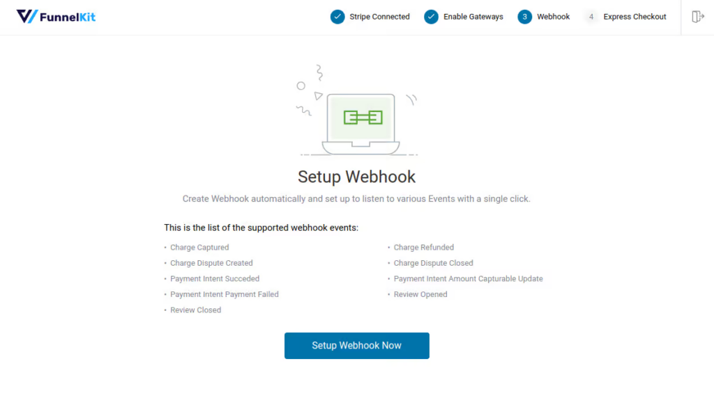 Setup webhooks in your Stripe account