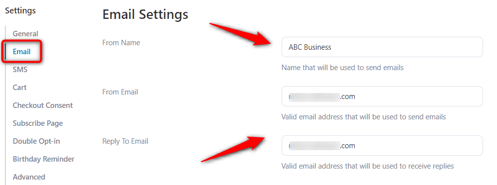 Check your From Name, From Email and Reply-to-mail addresses
