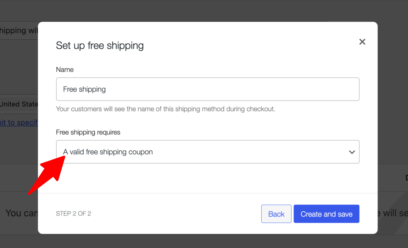 free shipping with a valid coupon 