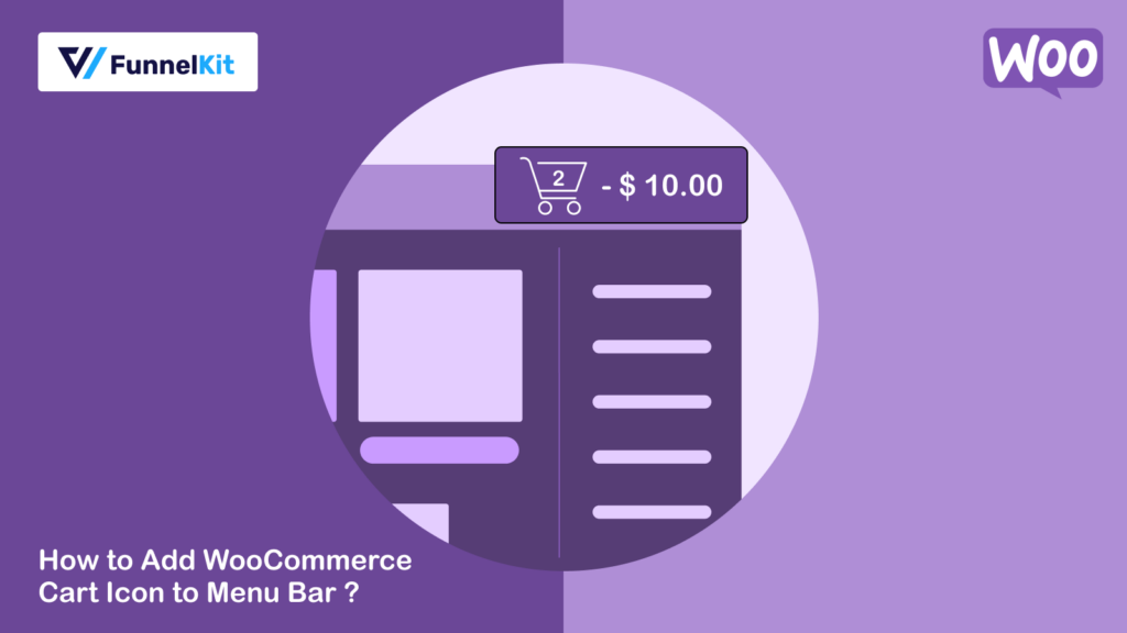 woocommerce add cart icon to menu - FunnelKit