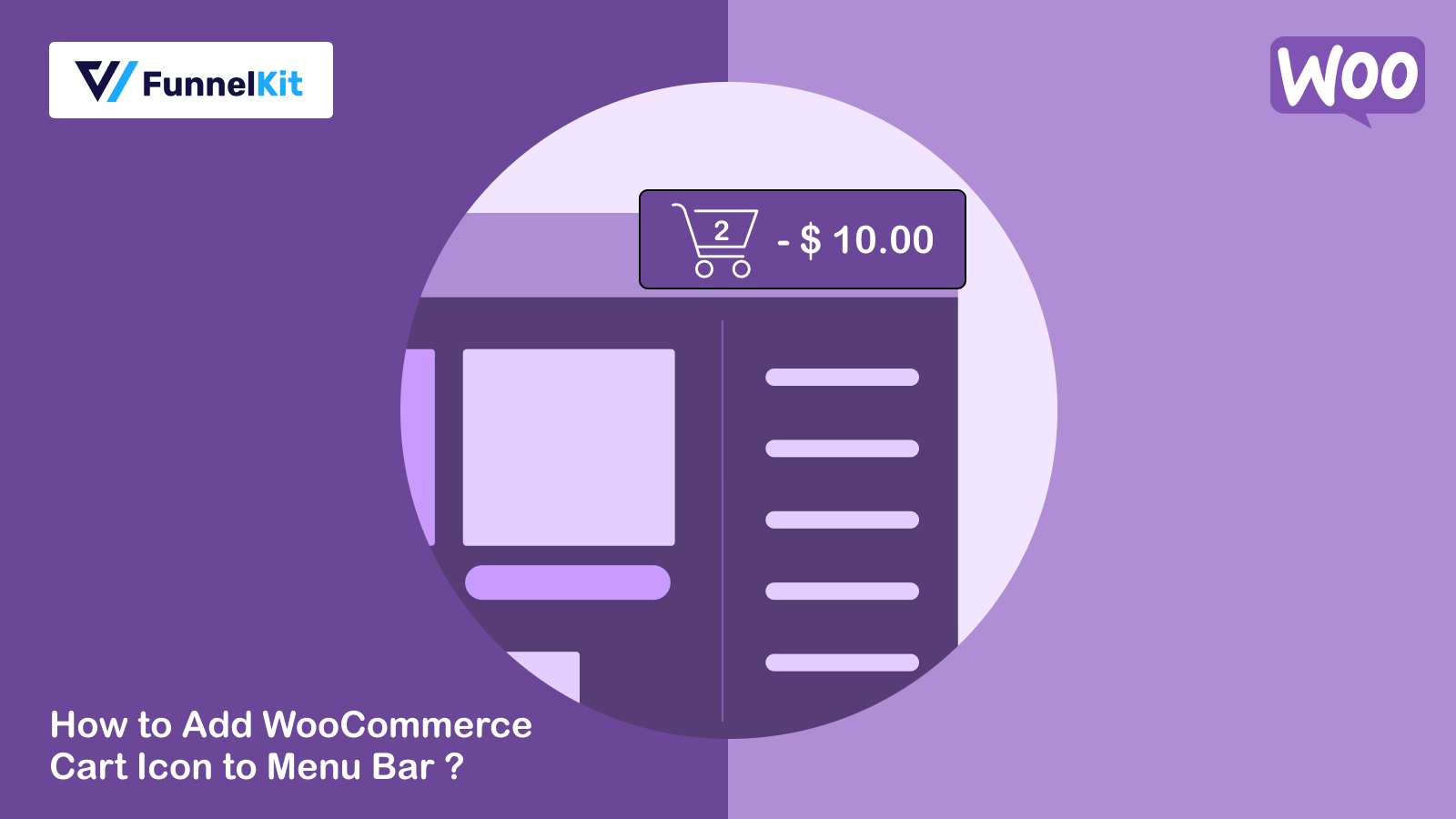 How to Add WooCommerce Cart Icon to Menu Bar?