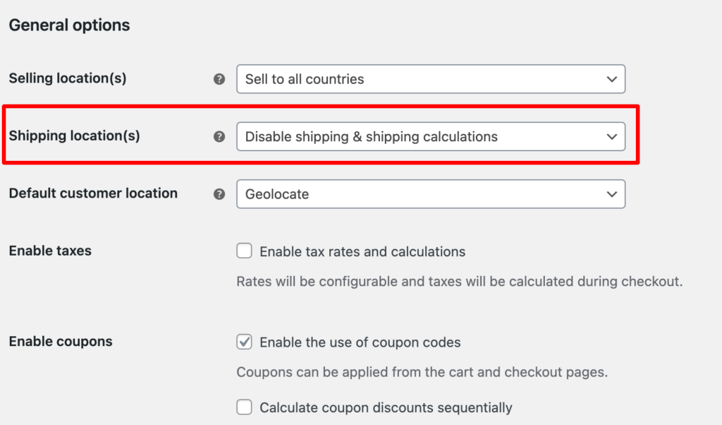 Enable the force shipping to the customer billing address woocommerce remove shipping from checkout